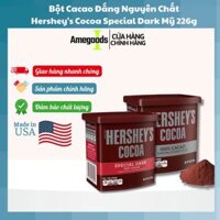 Bột Cacao Đắng Nguyên Chất HERSHEY'S 226g Cocoa Special Dark Mỹ