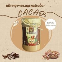 Bột Cacao Kết Hợp 19 Loại Ngũ Cốc  - 01 Hộp Ngũ Cốc Tự Nhiên Phố Hiến Chọn Lọc - Dạng Bột Hòa Tan