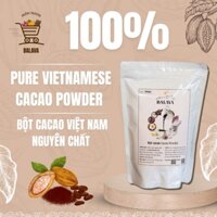 Bột cacao nguyên chất Balava 100% Túi 250gr/500gr/1 kg Bột cacao Việt Nam không đường hương vị êm dịu thơm ngon