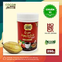 Bột cacao nguyên chất hoà tan CACAOMI – hũ 250g