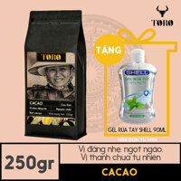 Bột Cacao TORO 250gr - Nguyên chất thơm ngon - Không pha trộn hương liệu - [TORO FARM] - Tặng một chai Gel rửa tay Shell cho đơn hàng bất kỳ. LazadaMall