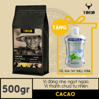 Bột Cacao TORO 500gr - Nguyên chất thơm ngon - Không pha trộn hương liệu -  [TORO FARM] - Tặng một chai Gel rửa tay Shell cho đơn hàng bất kỳ. LazadaMall