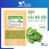 Bột cải bó xôi 1kg, nguyên chất, sấy lạnh, bổ sung chất xơ, ổn định đường huyết, tốt cho sức khỏe