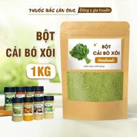 Bột cải bó xôi sấy lạnh 1kg, bột rau củ nguyên chất, bột ăn dặm, bổ sung chất xơ, làm đẹp da