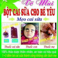 Bột cai sữa mẹo