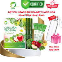 Bột cải xoăn táo dứa Eherbal Sấy thăng hoa nguyên chất, da sáng dáng xinh, giảm cân hiệu quả