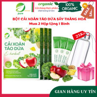 Bột cải xoăn táo dứa Eherbal sấy thăng hoa nguyên chất 100%, giảm cân an toàn hiệu quả