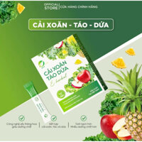 Bột Cải Xoăn Táo Dứa sấy thăng Hoa chuẩn chính Hãng