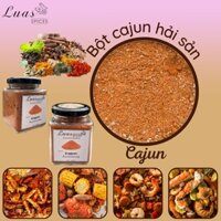 Bột cajun ướp hải sản - Cajun - Lọ thủy tinh 200ml - Gia vị chuẩn Á Âu