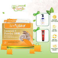 Bột cam bổ sung vitamin C SpringLeaf Immuni-C Powder 1000 hộp 30 gói giúp tăng cường sức đề kháng, chống oxy hóa