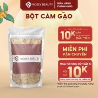 Bột Cám Gạo Nguyên Chất Hữu Cơ - Mặt Nạ Đắp Mặt và Body Giúp Dưỡng Trắng da, Dưỡng Ẩm, Mờ Thâm - Mossy