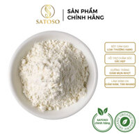 Bột Cám Gạo nguyên chất hữu cơ trắng da, dưỡng ẩm, mờ thâm sạm SATOSO gói 1kg