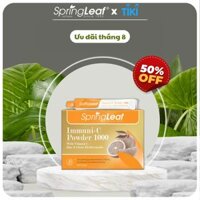 Bột cam SpringLeaf Immuni-C Powder 1000 hộp 30 gói bổ sung vitamin C gói giúp tăng cường sức đề kháng