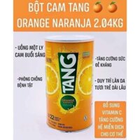 BỘT CAM TANG ,BỘT PHA NƯỚC CAM TANG 2.04KG TỰ NHIÊN KHÔNG PHẨM MÀU HÀNG MỸ