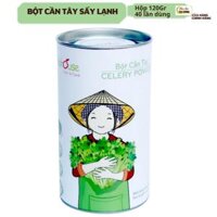 Bột cần tây hữu cơ nguyên chất sấy lạnh Dalahouse - Mẫu mới 2022 Hộp - Hỗ trợ giảm cân, cao huyết áp, ngăn chặn gia tăng mỡ trong máu - Hộp giấy 120gr