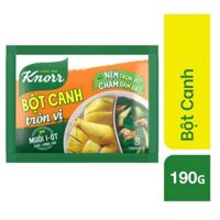 Bột canh Knorr tròn vị muối i ốt 190g