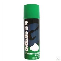 Bọt cạo râu Gillette hương bạc hà mát 210g, kem cạo râu Gillette, chất lỏng bôi trơn và làm mềm râu
