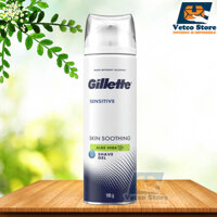 Bọt Cạo Râu Gillette Sensitive Skin Soothing Shave Gel 195g