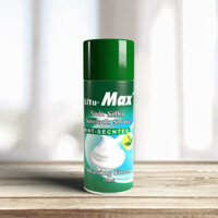 Bọt cạo râu Max Shaving Foam 110ml dưỡng da mềm mịn - Xanh Bạc hà