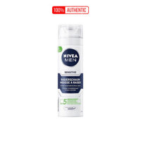 Bọt cạo râu NIVEA MEN Rasierschaum Sensitive cho da nhạy cảm 200 ml