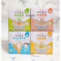 Bột cháo ăn dặm Ispoon Hàn Quốc cho bé từ 4m+ (date 08/2021)
