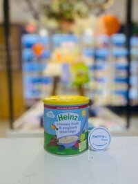 Bột cháo ngũ cốc, trái cây, sữa chua với sữa Heinz 6th - UK (220g)