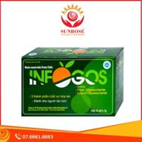 Bột chất xơ hoà tan Infogos hỗ trợ giảm táo bón hộp 30 gói x 3g