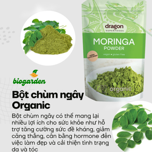 Bột chùm ngây hữu cơ Dragon 200g