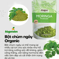 Bột chùm ngây hữu cơ Moringa 200gr Dragon Superfoods - Bột thực vật - Ăn kiêng - Ăn Thực Dưỡng - BioGaden