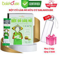 Bột cỏ lúa mì 100% nguyên chất Dalahouse (Hộp 20 gói)  Organic 100% Date mới