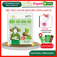 Bột cỏ lúa mì Dalahouse nguyên chất 100%, Chuẩn Organc, Date mới nhất (Hộp 20 gói tiện lợi)