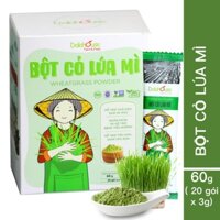 Bột cỏ lúa mì hữu cơ Dalahouse nguyên chất sấy lạnh Hộp 60gr (20 tuýp nhỏ) - Tốt cho tim mạch, đạt chuẩn Châu Âu