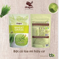 Bột cỏ lúa mì hữu cơ Dragon Superfoods organic wheatgrass 150gr