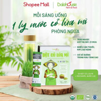 Bột cỏ lúa mì nguyên chất hữu cơ sấy lạnh Dalahouse hộp 20 gói 3g