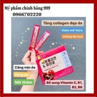 BỘT COLAGEN LỰU ĐỎ HÀN QUỐC - ĐẸP DA - THẢI ĐỘC - MỜ NÁM COLLAGEN lựu đỏ