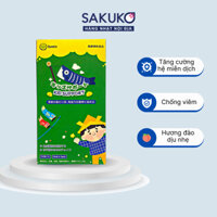 Bột cốm Kids Support IKIMOTO độc quyền SAKUKO vị đào thơm ngon tăng miễn dịch, kháng khuẩn, chống viêm nội địa Nhật