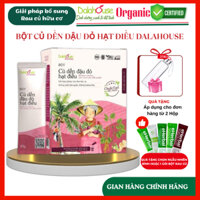 Bột Củ Dền Đậu Đỏ Hạt Điều Dalahouse Sấy Thăng Hoa Siêu Ngon, bổ dưỡng - Hộp 10 Gói tiện lợi