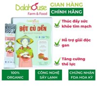 Bột củ dền organic nguyên chất sấy lạnh Dalahouse thúc đẩy sức khỏe tim mạch, hỗ trợ giải độc gan 60/120gr