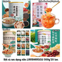 Bột củ sen dạng viên mix hạt dinh dưỡng 4 vị LIANSHANGGU dưỡng nhan giá rẻ vô địch