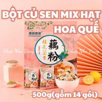 bột củ sen mix hạt 500g dinh dưỡng lành mạnh thanh nhiệt