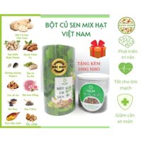 Bột củ sen mix hạt dinh dưỡng, ăn vặt,ăn kiêng giảm cân, dưỡng nhan thương hiệu Nalee Việt Nam