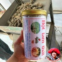 Bột củ tam thất bắc rừng khô chuẩn nguyên chất loại 1. Bột tam thất hoang Hà Giang từ tam thất tươi củ to già sấy khô