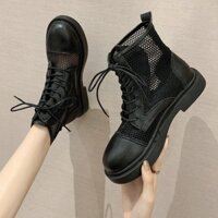 bốt da nữ  Dây Kéo Sau, Lăng, góc Nữ, Đàn Sandal Nữ