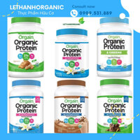 Bột đạm thực vật hữu cơ Orgain Organic Protein Plant Based Protein Powder nhiều hương vị [Hàng Mỹ]