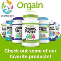 Bột đạm thực vật hữu cơ Orgain Organic Protein Plant Based Protein Powder Hủ 1.2kg