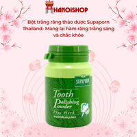 Bột Đánh Răng Supaporn Chiết Xuất Thảo Mộc Trắng Răng Thơm Miệng 90g Hàng Chuẩn Thái Lan