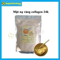 Bột Đắp Mặt Collagen Vàng 24k (Mask Dẻo) , Mặt Nạ Collagen Vàng Mờ Nám, Mờ Tàn Nhang, Đốm Nâu , Dưỡng Da Trắng Hồng