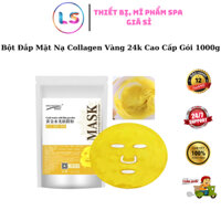 Bột Đắp Mặt Nạ Collagen Vàng 24k Cao Cấp | Mặt Nạ Đắp Trắng Da Se Khít Lỗ Chân Lông, Bột Dẻo Spa Gói 1000g