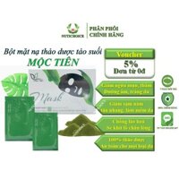 Bột đắp mặt nạ thảo dược tảo suối Mộc Tiên giảm và ngừa mụn sạm nám, dưỡng ẩm trắng da, chống lão hoá, se khít chân lông