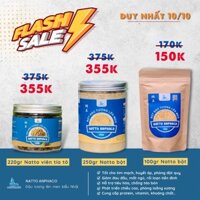 BỘT ĐẬU TƯƠNG LÊN MEN NATTO ANPHACO GIÀU VITAMIN K2, Lợi khuẩn và nattokinase tốt cho TÁO BÓN, HUYẾT ÁP, ngừa đột quỵ